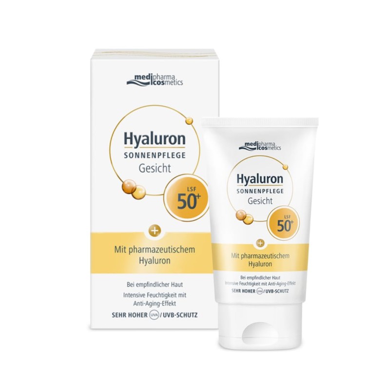 medipharma cosmetics Hyaluronic Sun Care Face Cream SPF 50+ 100