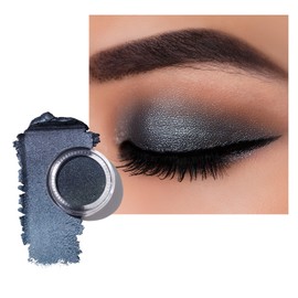 Oulac Grey Eyeshadow, Highly Pigmented Cream Eyeshadow, Smoky Eye Make-Up, Waterproof & Durable, Blendable & Wrinkle Free Eye Make-Up, Vegan & Cruelty-Free, 06 g (06)