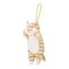 Ribuhaato Reel Mascot Kubinekko Tiger Cat (Total Length: Approx. 5.9