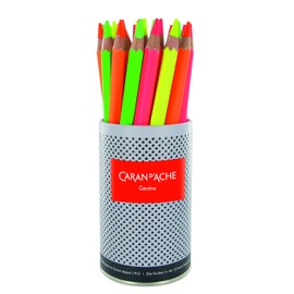 Caran D'ache Colorblock Pencil Fluo Yellow