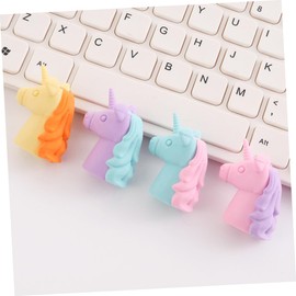 Operitacx 36Pcs top hat Pencil Eraser Tops Rainbow erasers Puzzle Pencil Small Pencil pet Christmas Prize Pencil Head Removable Small Eraser Child Animal