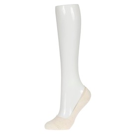 Fukusuke 3362Q75M Women's Socks, Fun 3D Fitted Cover, Plain, Foot Cover Socks, 2 Pairs Set, Shallow Shoes, Fukusuke, White