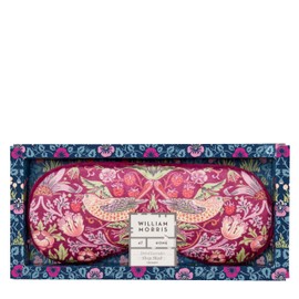 William Morris At Home Lavender Sleep Mask | Sleep In Comfort With Perfect Blackout | Soft Velvet For Comfort | Cruelty Free & Vegan Friendly
