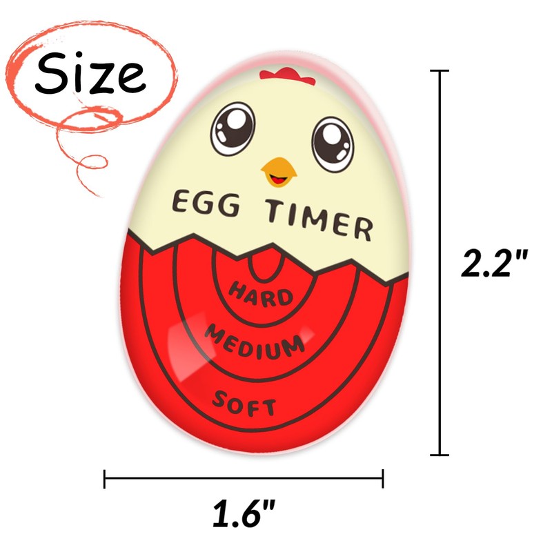 Lasubst Egg Timer for Boiling Eggs That Changes Color When