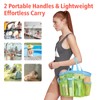 F-color Mesh Shower Caddy Portable, Upgrade Deeper 7 Pockets Shower