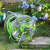 Metal YESTAR Water Hose Reel Cart,Hold 65-147 Ft Hose,Portable Hose