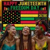 Juneteenth Decorations Happy Juneteenth Backdrop Banner - Juneteenth Freedom Day