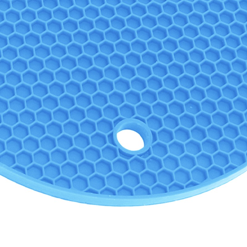 5 PCS 2 Round 3 Square Silicone Honeycomb Mat Multipurpose