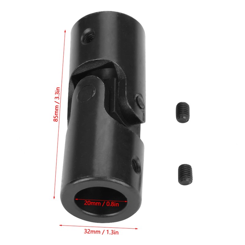 Universal Joint Steering Shaft Coupling Motor Connector DIY Steering Universal