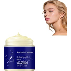 Crema hidratante con retinol, crema facial antiedad, hidratante facial con colágeno, crema reafirmante y reafirmante, reducción de líneas de expresión, hidratación profunda para todo tipo piel (PCS1)