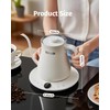 INFOOD 0.8L Gooseneck Electric Kettle, Precise Temperature Control for Pour