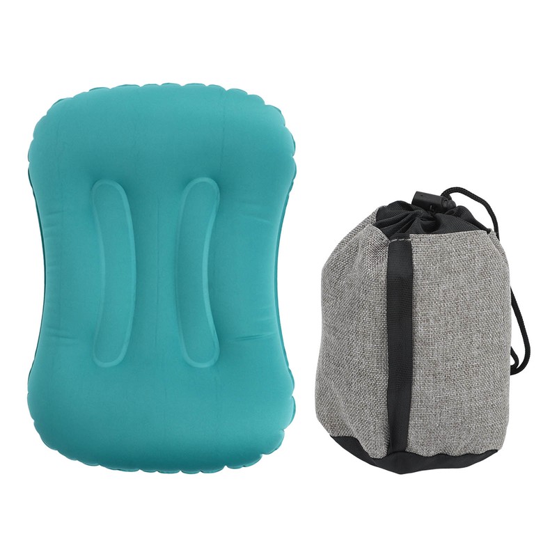 Inflatable Headrest TPU Portable Lumbar Pillow Folding Soft Blow Up