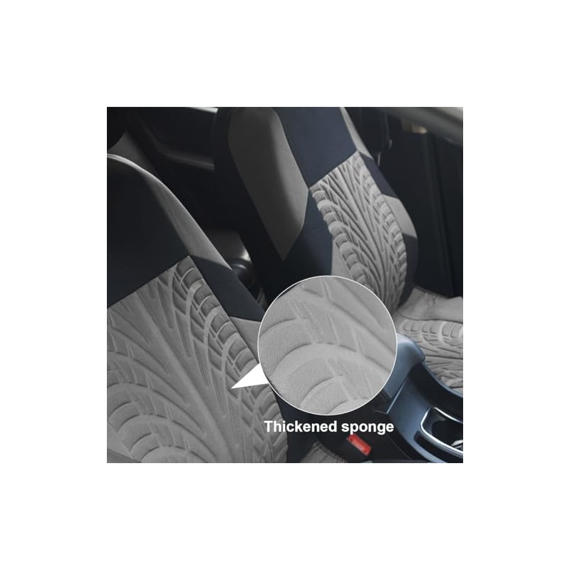 Osilly 2 piezas de fundas para asientos delanteros de coche,