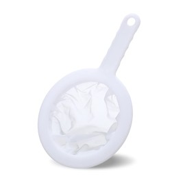 Mesh Strainer Nylon Sieve Filter Strainers 300 Mesh Nylon Sieve with Handle Household Strainer Hand Strainer for Fine Mesh Strainer for Kitchen Funnel Juice Milk Coffee Wine