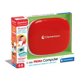 Clementoni - 17679 - Sapientino - My First Laptop, Interactive Learning Computer for Children 4 Years, Children's Laptop 30 Activities, Italian Version