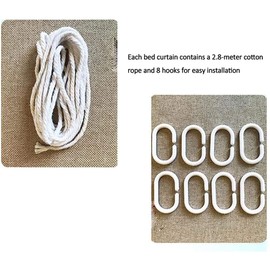 TINAYAUE Students Dormitory Blackout Bed Curtain, Cabin Bunk Bed Tent Canopy, Dustproof Lightproof Breathable Single Sleeper Privacy Shading Cloth Home School Dorm Decoration Gift