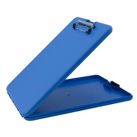 Saunders Blue SlimMate Plastic Storage Clipboard – Light Weight, Polypropylene Clipboard for Students, Teachers, Parents, Sales, Utility, Industrial, Office Professionals. Stationery Items Letter