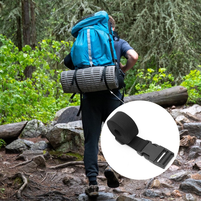 Rumyve 25mm Backpack Chest Strap,Webbing Adjustable with Quick-release Buckle,Trekking Camping