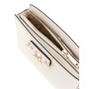 GUESS Nastra Mini Crossbody Top Zip XS Cream White