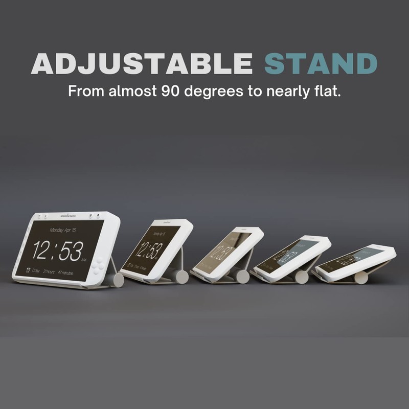 Screaming Meanie Forte Alarm Clock - Extra Large 9” Display,