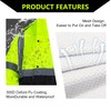 Class 3 High Visibility Rain Suit With Detachable Hood Waterproof