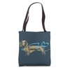 Dachshund, Dachshund with Heart, Elke Design, Dog Tote Bag