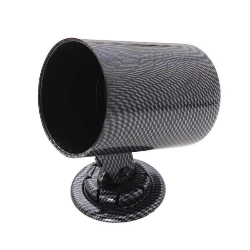 Mintice 2" 52mm Universal Carbon Fiber Single Hole Dashboard Cup
