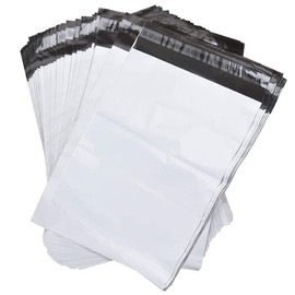 Large Poly Bags for Shipping [50 Pack] Water Resistant Self Sealing Package Mailing Envelopes #5 (12" x 15.5")