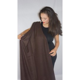 Pashmina Scarf-Pashmina Shawl, Scarf, Wrap & Stole(Regular size) - Coffee