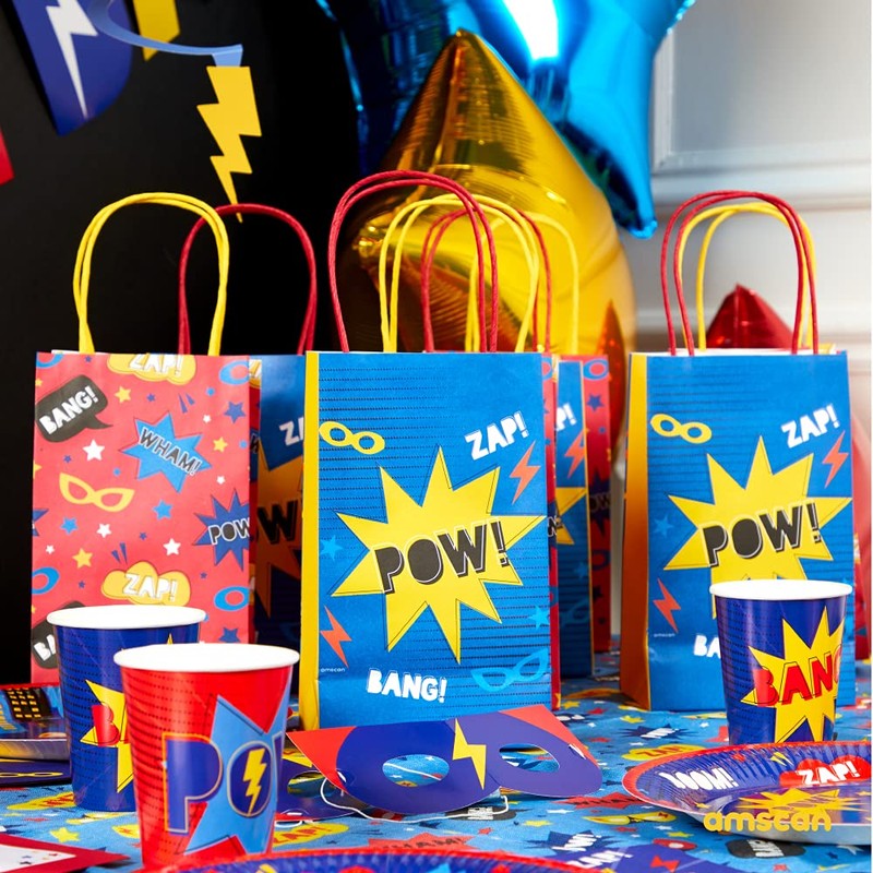 Amscan 9909088 - Superhero Birthday Party Luncheon Napkins - 16
