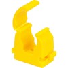 ROHANS Single 15mm HINGED Pipe Clips TS15 for PIPEWORK Black,