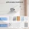 SetSail Toilet Paper Holder Adhesive or Screw-in Brushed Nickel Bathroom