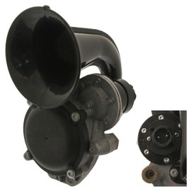 febi bilstein 38986 Horn, 1 Piece, Black
