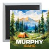 Murphy Idaho Souvenir 2.5 x 2.5 Inches Magnet Camping Tent