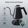 Flyeve Gooseneck Electric Kettle 1200W Electric Kettle +1°F Temperature Control