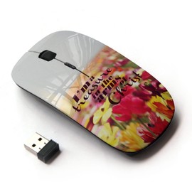 KOOLmouse [ Optical 2.4G Wireless Mouse [ Jesus Christ Flowers God Christian ]