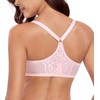 HACI Full Coverage Front Closure Bra for Women Non-Padded Plunge