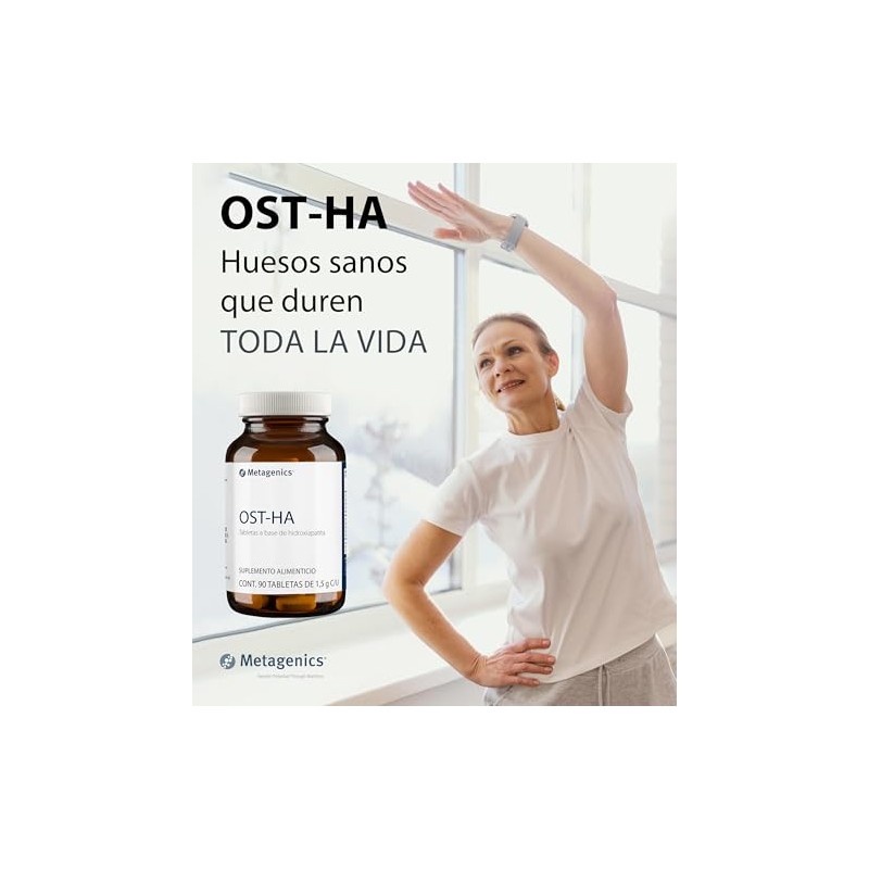 Metagenics Ost Suplemento Alimenticio Hidroxiapatita Microcristalina Hamc Tabletas Calcio Magnesio