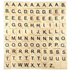 Sunnyglade 1000PCS Wood Letter Tiles/Wooden Scrabble Tiles A-Z Capital Letters