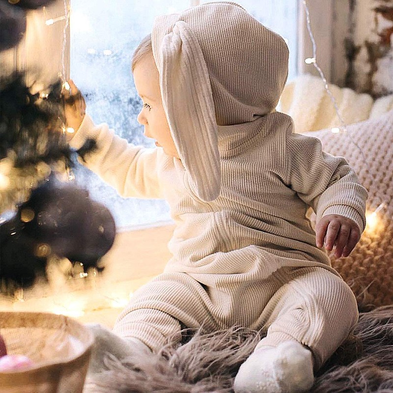 Simplee kids Simplee kids Animal Bunny Baby Easter Clothes Long