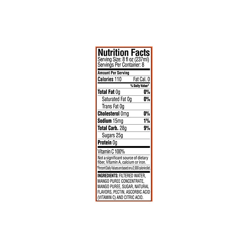 Langers Juice Cocktail, Mongo Mango, 64 Fl Oz (Pack of