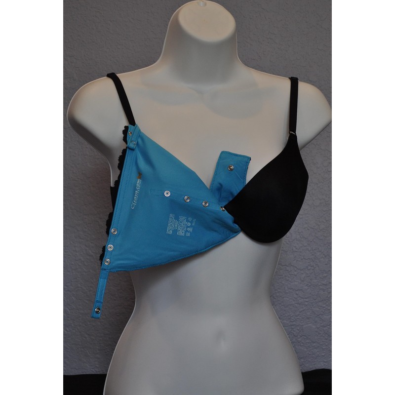 Cleava [297] Black - Solid (Single Pack) Snap-to-Bra Mock Camisole