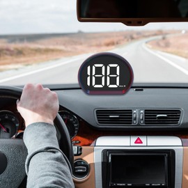 Mph Speedometer for Car - Clear Car Heads up Display | Car Hud Speedometer, Car Speed Monitoring Device for Vehicle Driving