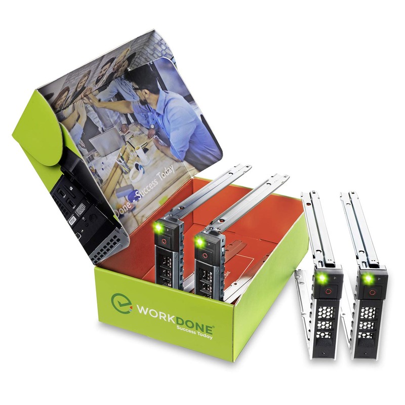 WorkDone 4 Pack - 3.5" Hard Drive Caddy - Compatible
