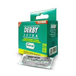 Derby Extra Double Edge Safety Razor Blades - Pack of 100 Blades