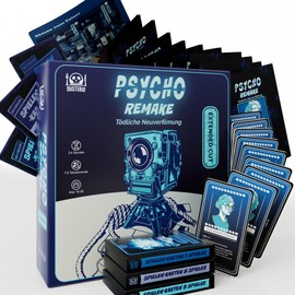 Misterio Crime Dinner for Home - 7 to 9 People - Psycho Remake - Deadly Refilm | Crime Dinner Evening | Crime Dinner 9 People