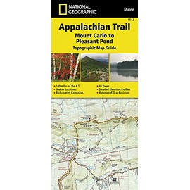 Appalachian Trail, Mount Carlo to Pleasant Pond [Maine] (National Geographic Topographic Map Guide (1512))