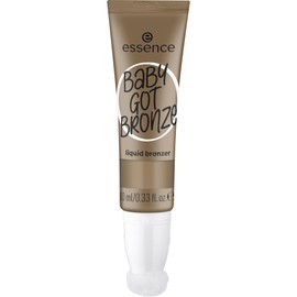 essence BABY GOT BRONZE liquid bronzer, Nr. 10, Grau, langanhaltend, definierend, Einfach zu entfernen, natürlich, vegan, ölfrei, ohne Parabene, ohne Mikroplastikpartikel, 1er Pack (10ml)