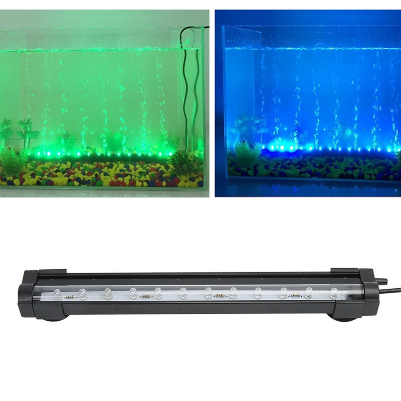 100‑240V Air Bubble Colorful LED Light Fish Tank Bar Lights
