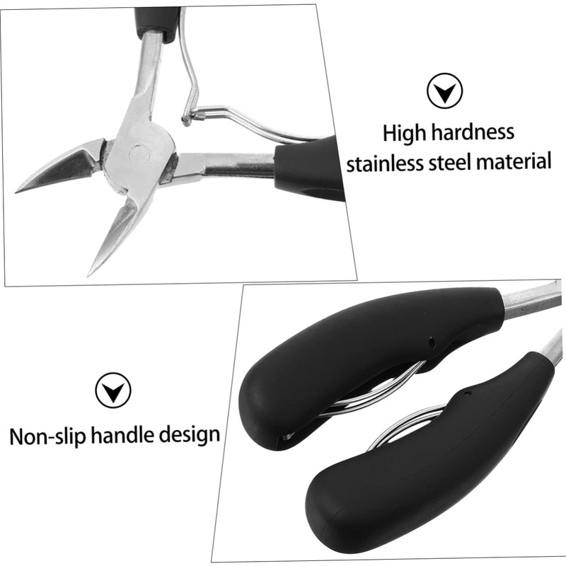 FRCOLOR 1pc Toenail Nipper Ergonomic Thick Toe Nail Clippers Precision